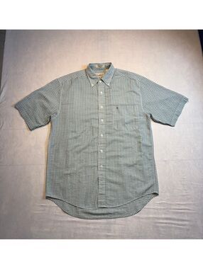 90's green Arnold Palmer Short Sleeve Button-Up Shirt XL